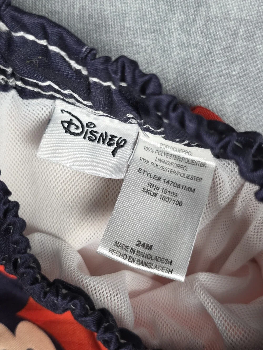 Disney Mickey Mouse Surf's Up Toddler Boys Swim Trunks Board Shorts 24M